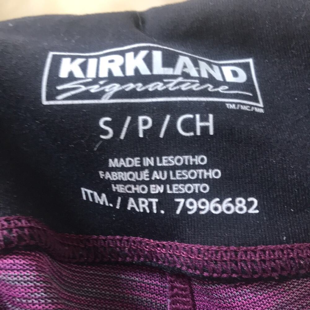 Kirkland Purple Yoga Leggings Women's Size Small - Picture 6 of 8